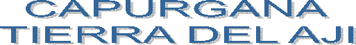 CAPURGANA  TIERRA DEL AJI